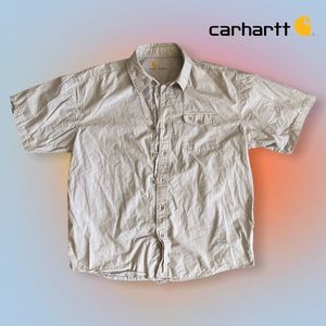 Beige Carhartt Short Sleeve Shirt